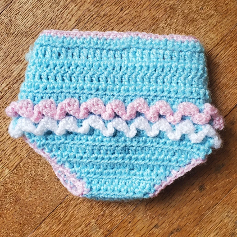 Crochet diaper cover